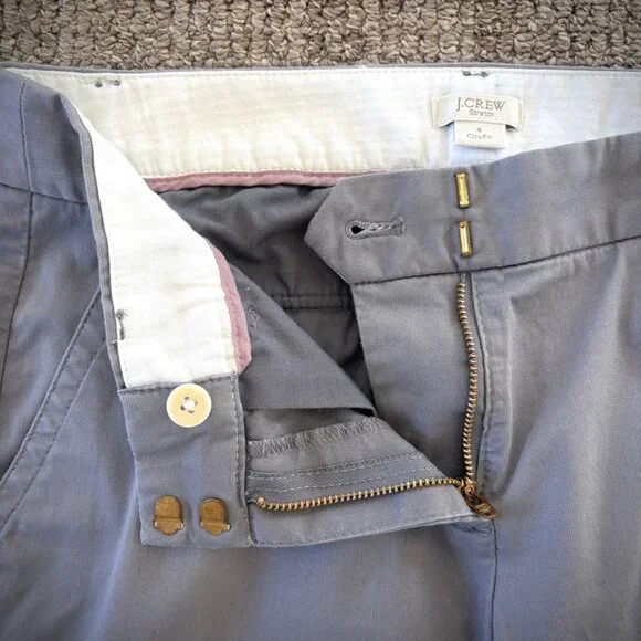 J. Crew Stretch City Fit Cropped Skimmer Pants in Grey, Size 4 - Picture 5 of 10
